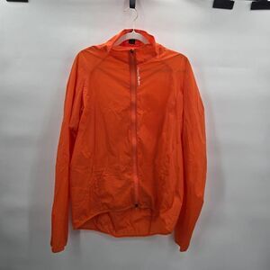 Pedal Mafia Core Light Jacket Size XL Cycling Orange Bright